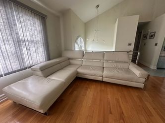 Leather couch