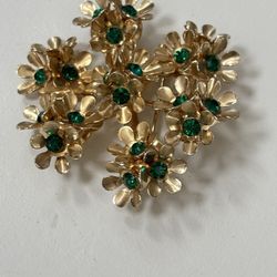 Vintage 1919 CORO Gold Tone Brooch 