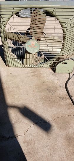 Vtg Industrial Cooling Fan 60 Volts
