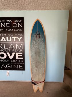 BY THIS SUNDAY 2ND AUGUST AUZ 7ft(213cm) Fish / Hybrid Surfboard (Twin Fin) - Good Cruiser