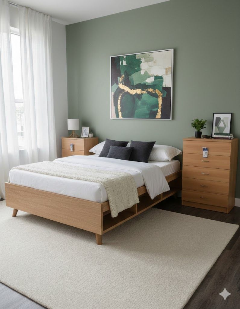 4 pcs bedroom set NEW Full size