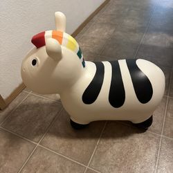 Bouncy Inflatable Zebra Toddler Toy 