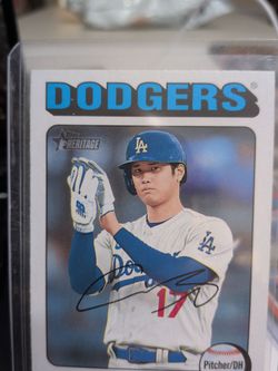 2024 Topps Heritage White Border Ohtani