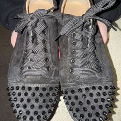 Christian Louboutin Junior Flat Spike Sneaker