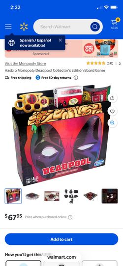 Sealed Deadpool monopoly