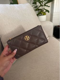 Tory Burch Quilted Zip Wallet
