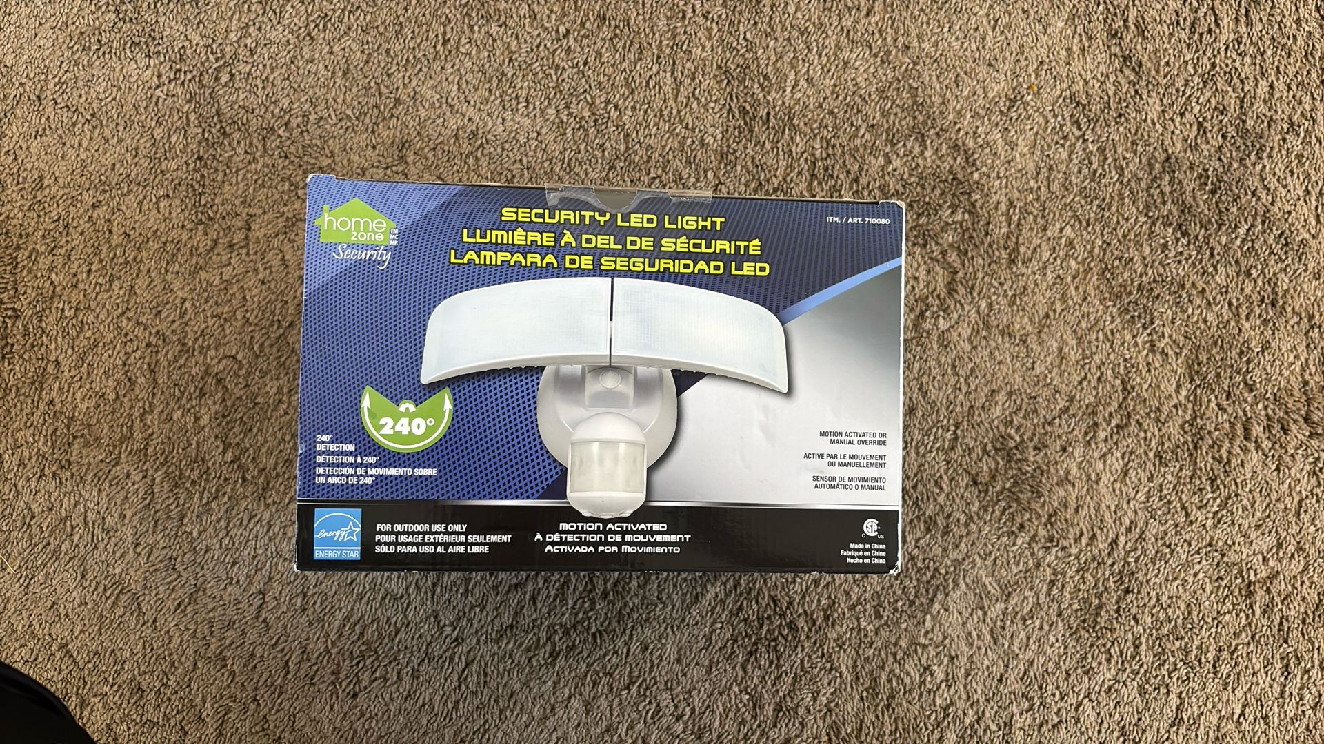 Home Zone Motion-Activated Security LED Light