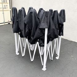 Brand New $190 Heavy Duty EZ Popup Canopy 10x15’ with (3 Sidewalls) Outdoor Gazebo, Carry Bag (2 Colors) 