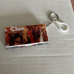 Plastic Clue Game Keychain