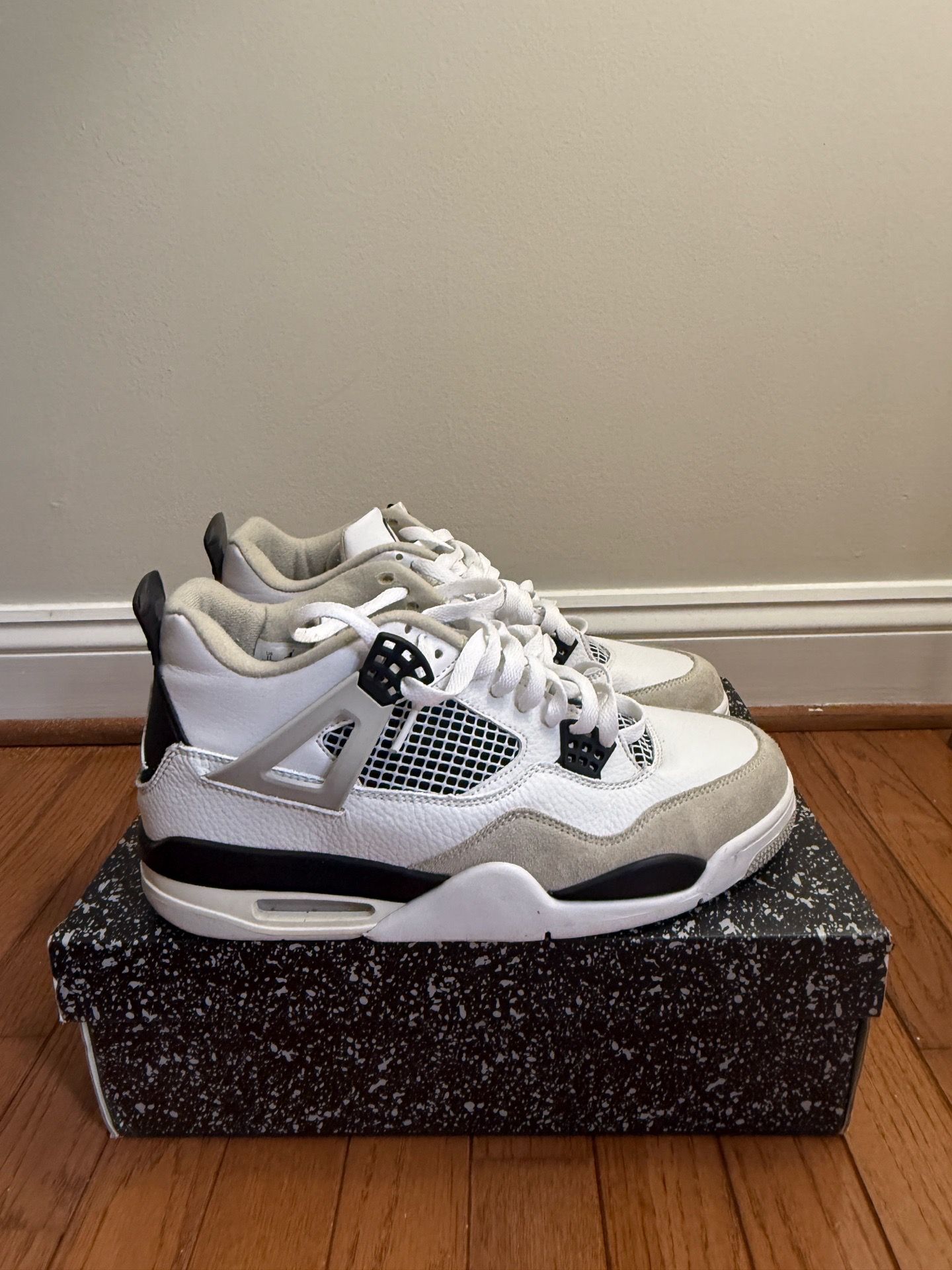 New Jordan 4 Military Black