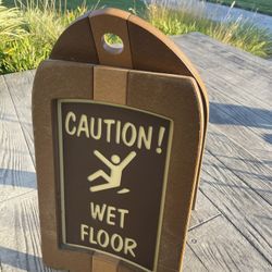 Caution Wet Sign