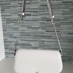 Michael Kors White Leather Shoulder Bag Crossbody Purse