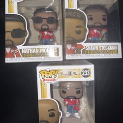 Funko Pop Rocks Boyz  II Men SET Nathan Morris #231 Shawn Stockman #232 Wanya Morris #233