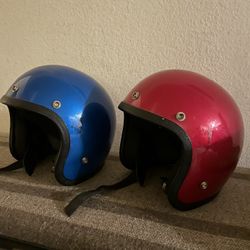 Vintage Motorcycle Helmets 