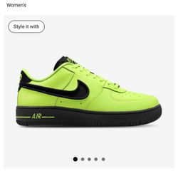 Lime Green Nike Air Force 1 Shoes