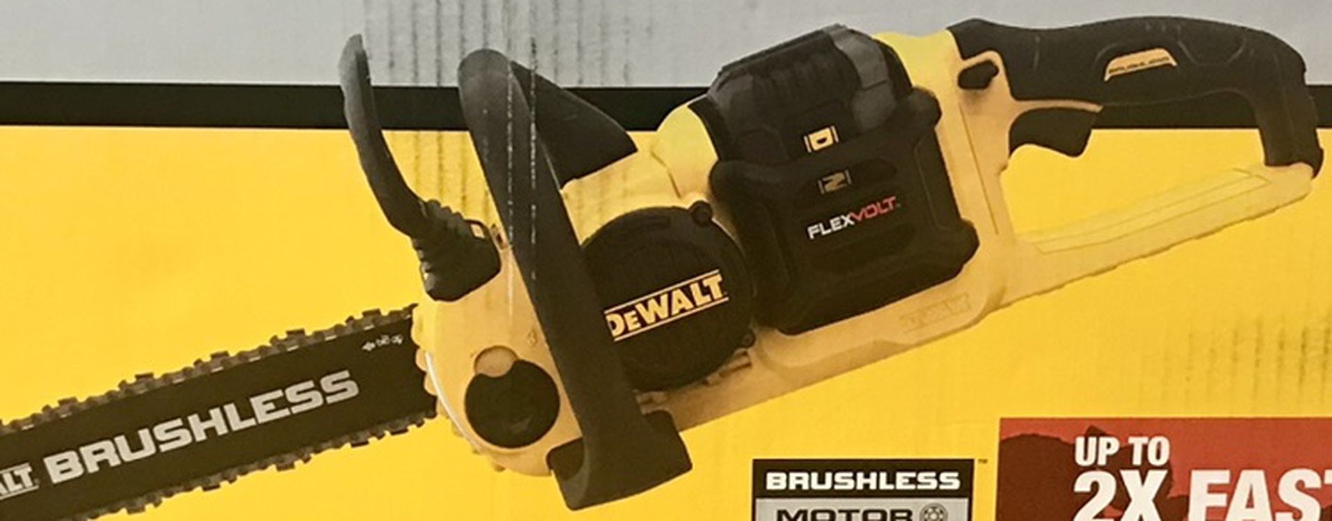 Dewalt 16 in. 60V MAX Lithium-Ion Cordless FLEXVOLT Brushless Chainsaw Battery and Charger Included