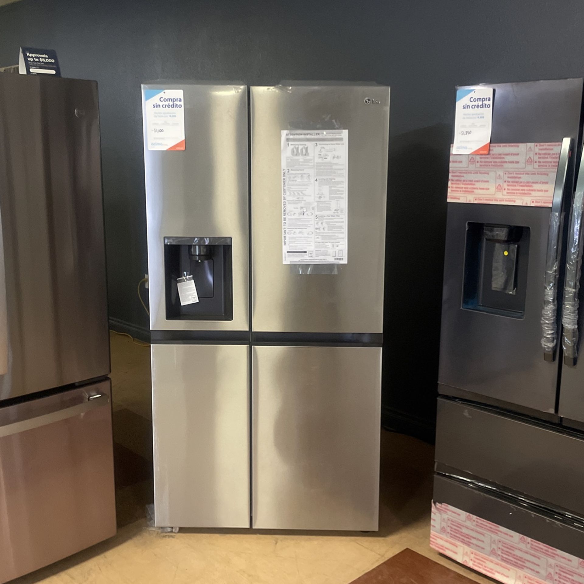 L G Stainless Steel Refrigerator With Regular And Craft Ice Maker🙌🙌