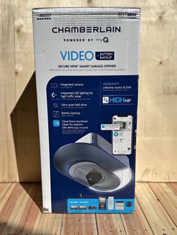 Chamberlain WiFi Belt Drive with Built in Camera