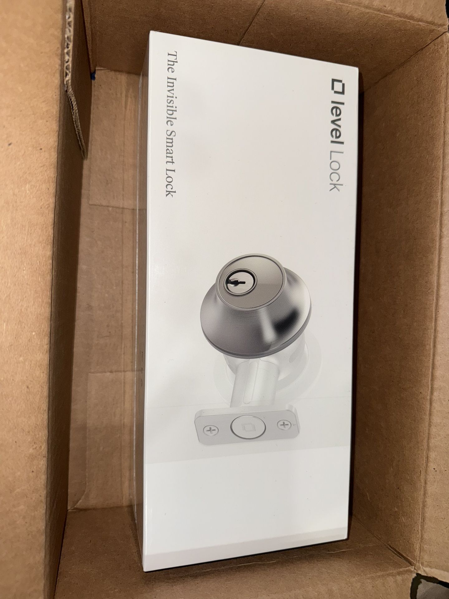 Level Lock Smart Lock, Keyless Entry, Smartphone Access, Bluetooth Enabled, Works with Apple HomeKit - Satin Chrome