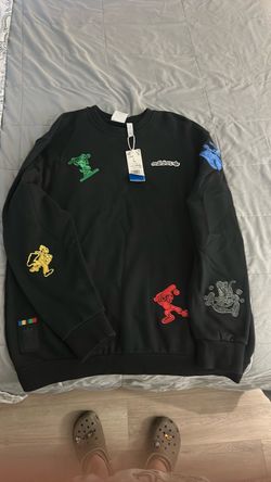 Brand New Adidas x Disney Goofy Crewneck, Black , Size Large