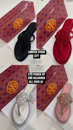 Tory Burch Miller Crystal Embellished Sandals