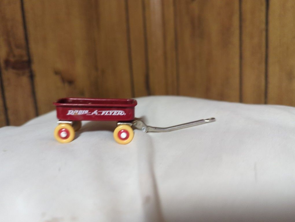 Miniature Antique Radio Flyer Wagon