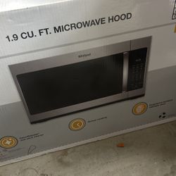 Whirlpool Hood Microwave 1.9 CU.FT 