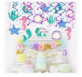 New children mermaid/under the sea birthday party decoration in manufacturer bag, $20 or best offer