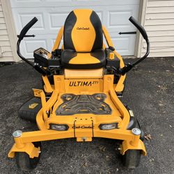 Cub Cadet Ultima ZT1 42” with 2 year transfer warranty