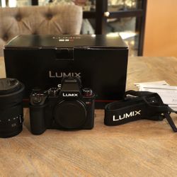 Panasonic LUMIX S5ii with 20-60mm f4.6-5.8 lens and L-EF lens adapter