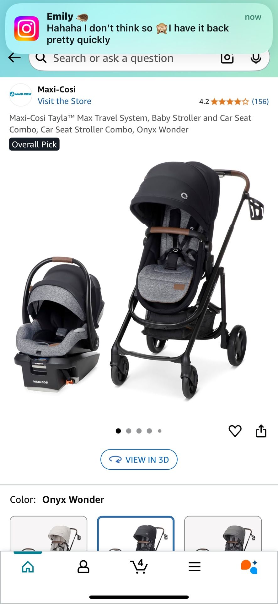 NEW Maxi-Cosi Tayla Max Travel System 