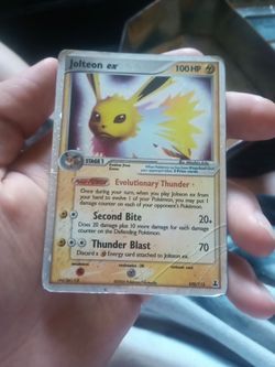 pokemon tcg jolteon ex holo vintage