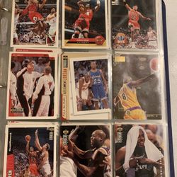 Basketball Cards Sports Cards Full Binder) Kobe Bryant, Jordan, Nash Etc