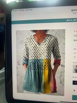 Cute tunic top 3x