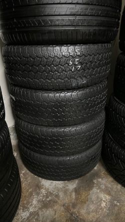 Used tires 255/65/17