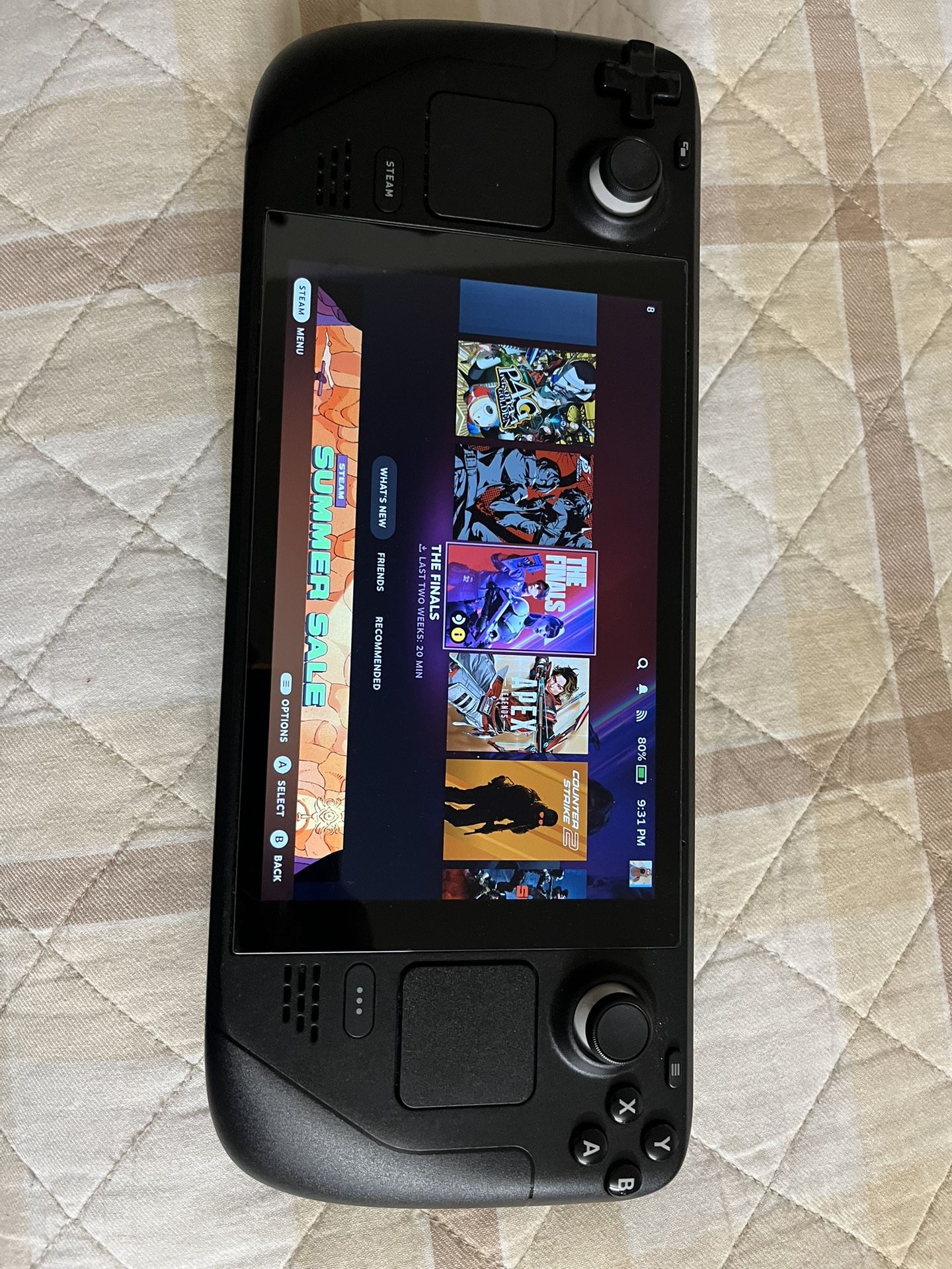 Steam Deck LCD 64gb + 512gb SD Card