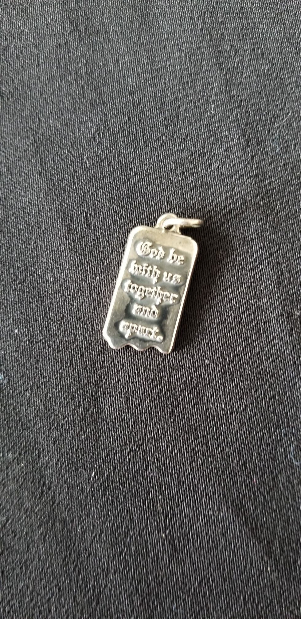 James Avery Sterling Silver God Be With Us Together And Apart Charm Pendant