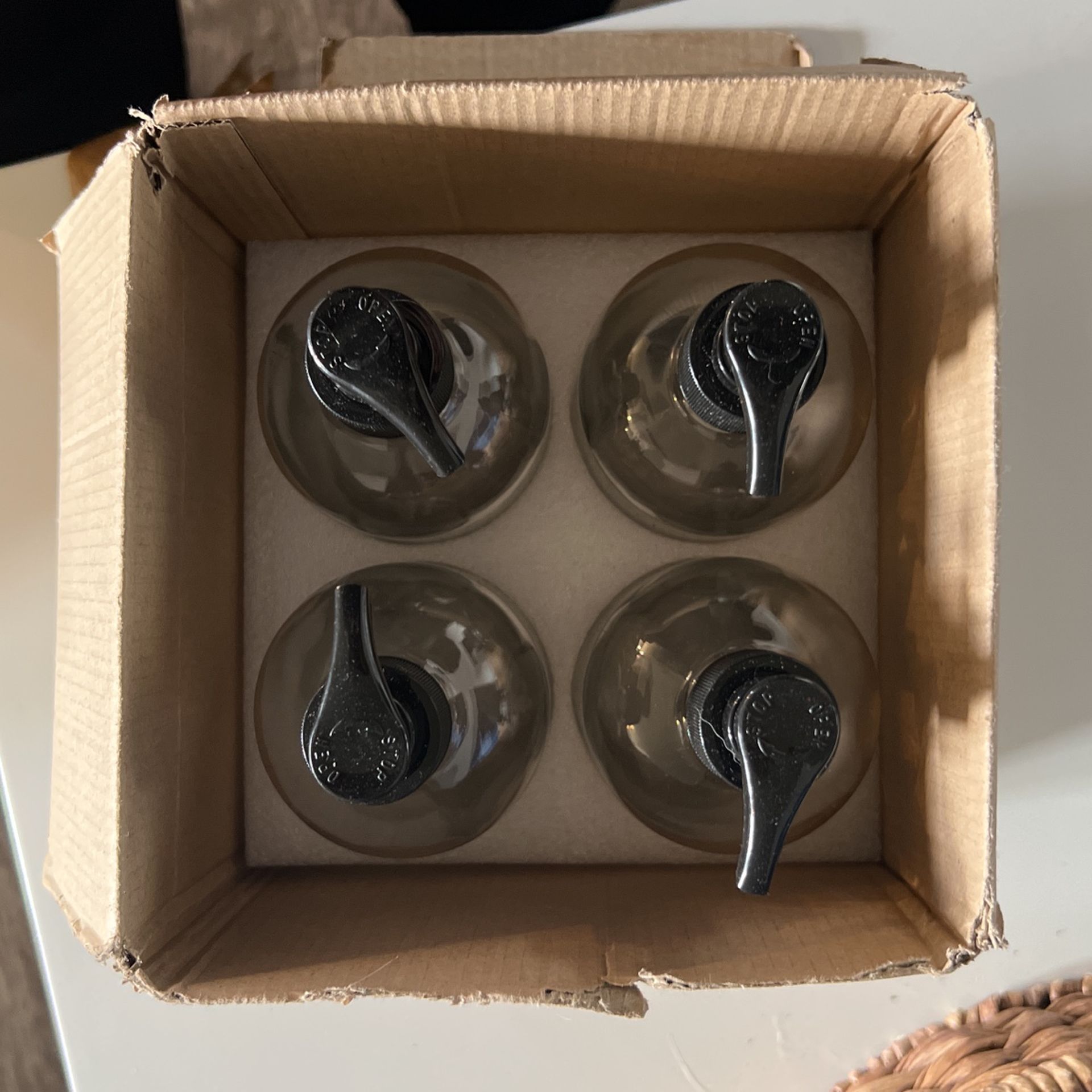 Clear Soap Pumps Jars
