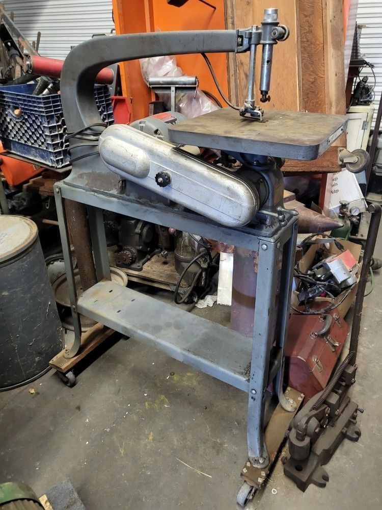 Rockwell / Delta 24" Scroll Saw Variable Speed With Original Metal Stand