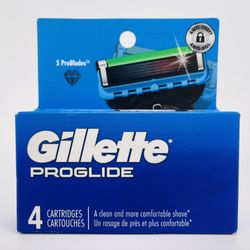 Gillette Fusion Proglide 5 ProBlades Razor Refills Replacement 4 Cartridges New