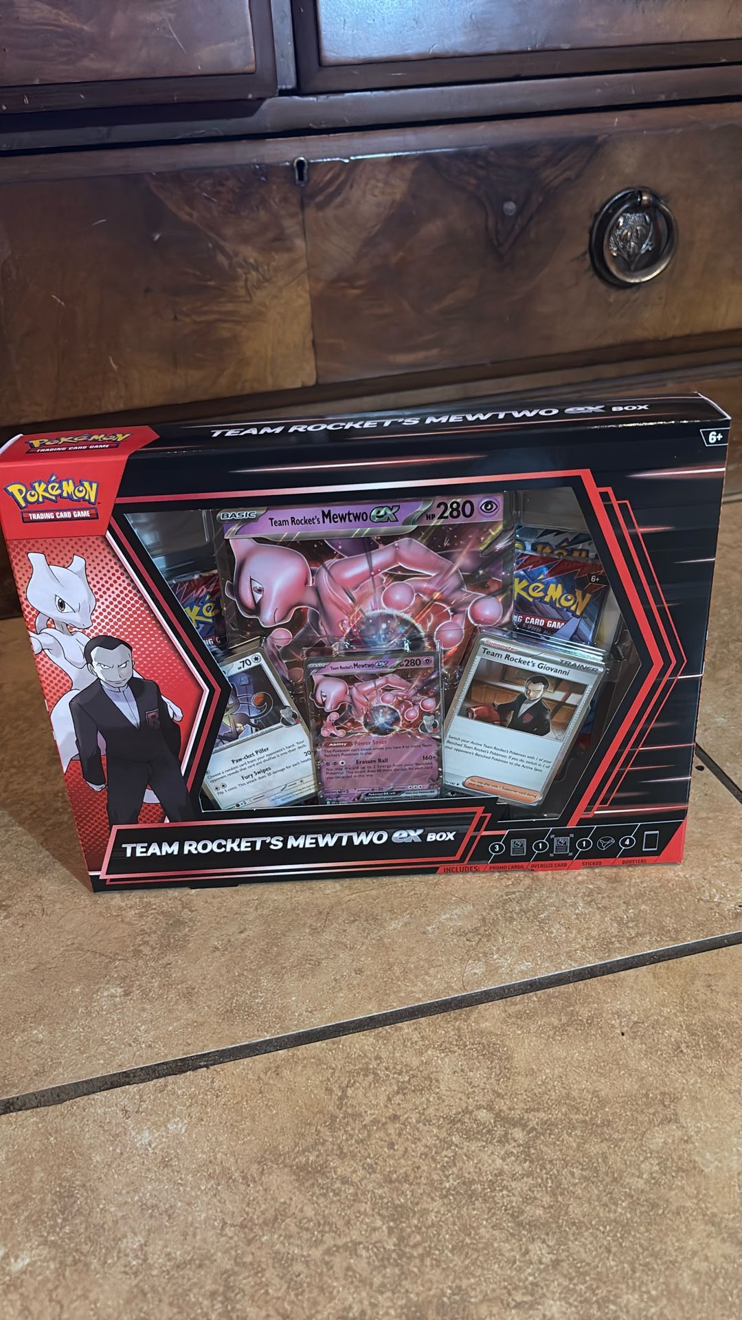 Team Rocket Mew Two Ex Box