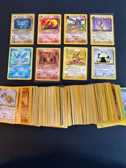 Vintage Pokemon Card Bundle Of 325+ Cards Lp-Mp 🔥