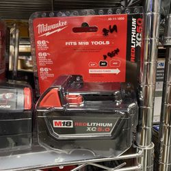 Milwaukee M18 18-Volt 5.0 Ah Lithium-Ion XC Extended Capacity Battery Pack