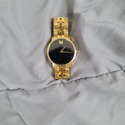 GOLD SWISS MOVADO 