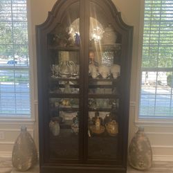 Dark Oak China Cabinet