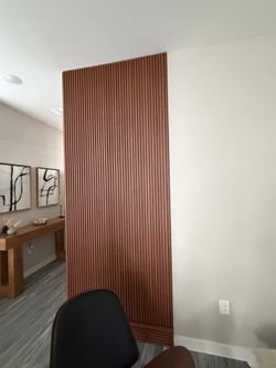 Wood wall paneling decorative