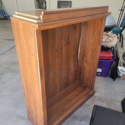 Oak Cupboard Cabinet Bookcase Shelf 