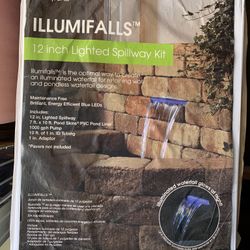 Fuente De Pared Con Iluminación 