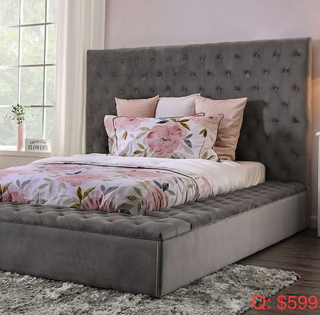 Queen Bed Frame With Storage 