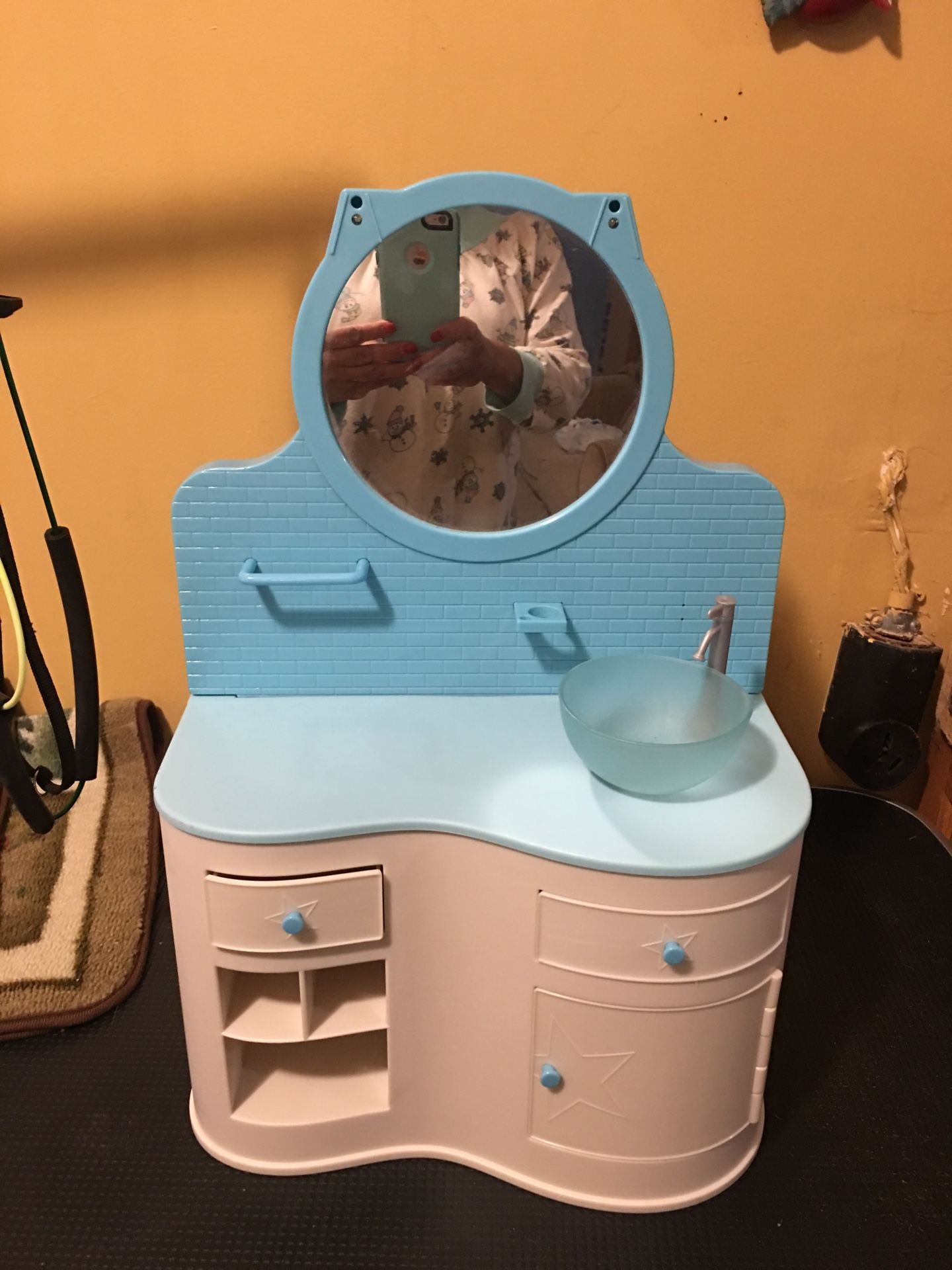 American Girl Vanity Sink Retired For 18” Doll